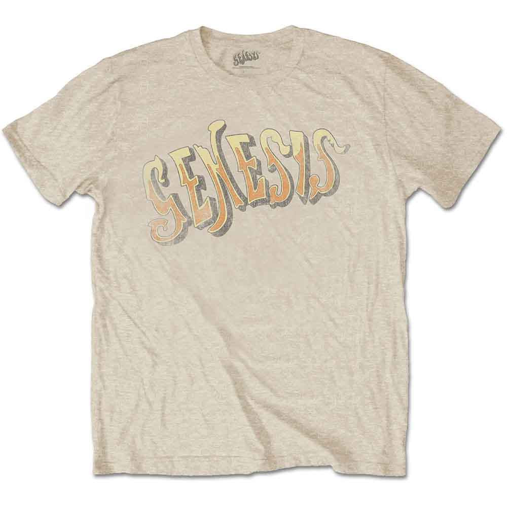 Genesis: Vintage Logo Unisex T-Shirt - Golden (Sand)