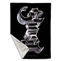 Ghost: Chrome Logo Sherpa Fleece Blanket (Multicolour)(Single)