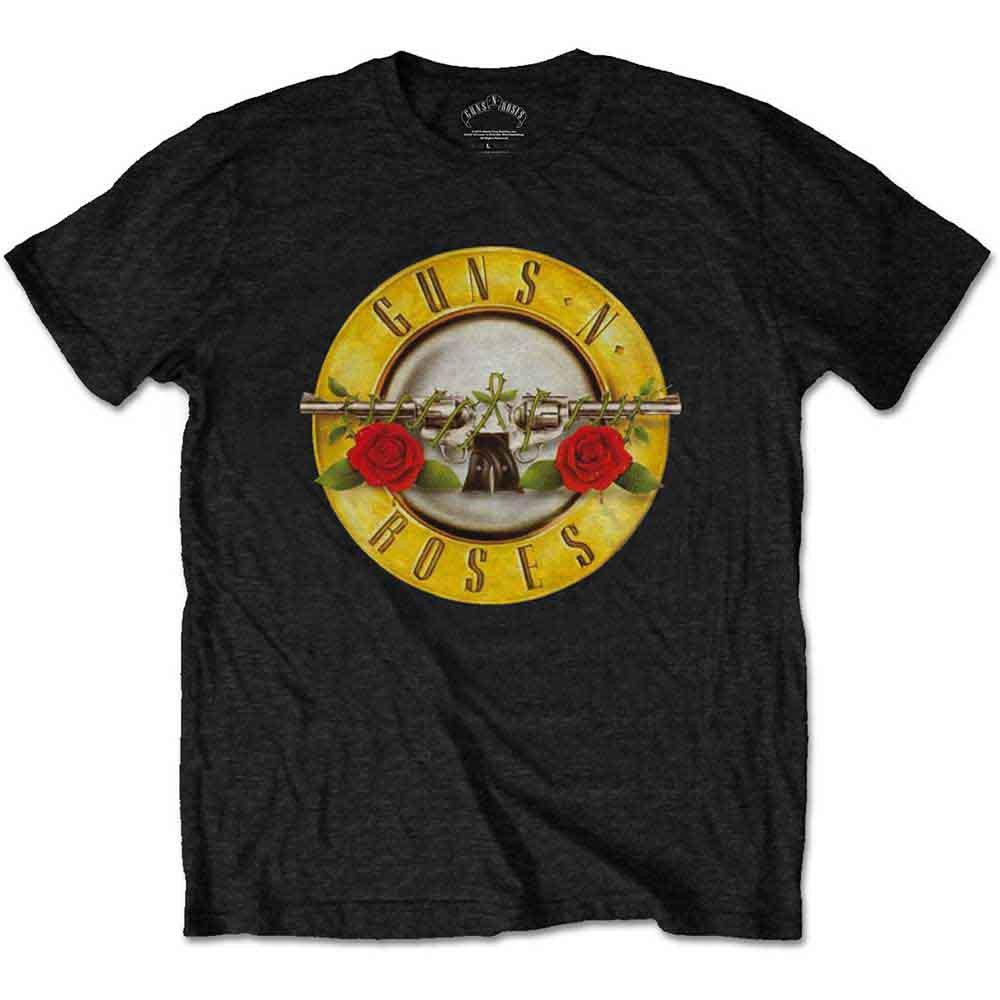 Guns N' Roses: Classic Logo Unisex T-Shirt (Black)