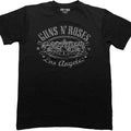 Guns N' Roses: LA Logo Unisex T-Shirt (Black) (Embellished)