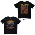 Guns N' Roses: Skeleton 1987 Tour Unisex T-Shirt (Black) (Back Print)