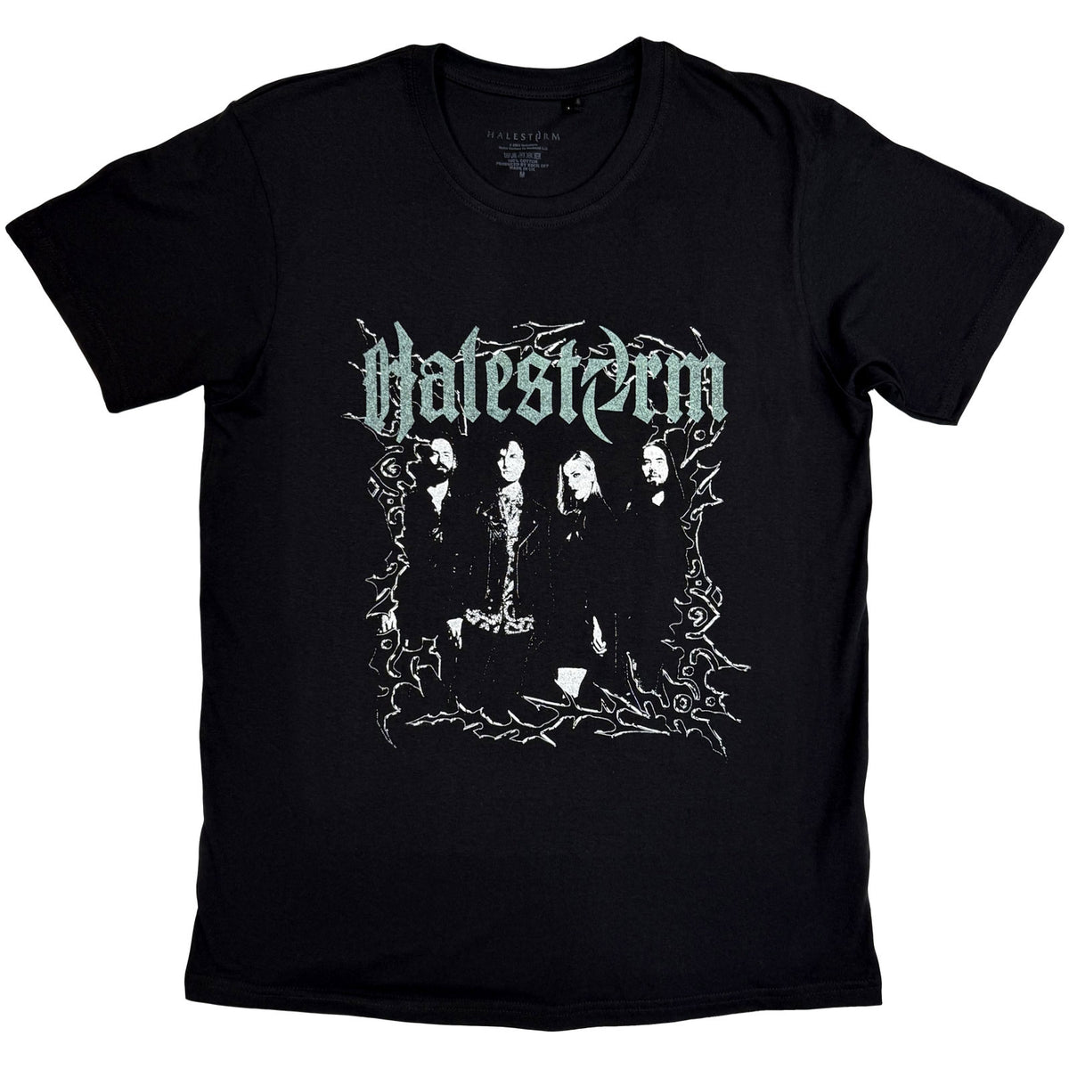 Halestorm Unisex T-Shirt: Jagged Frame (Black)
