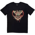 HIM Unisex T-Shirt: Wings Splatter (Black)