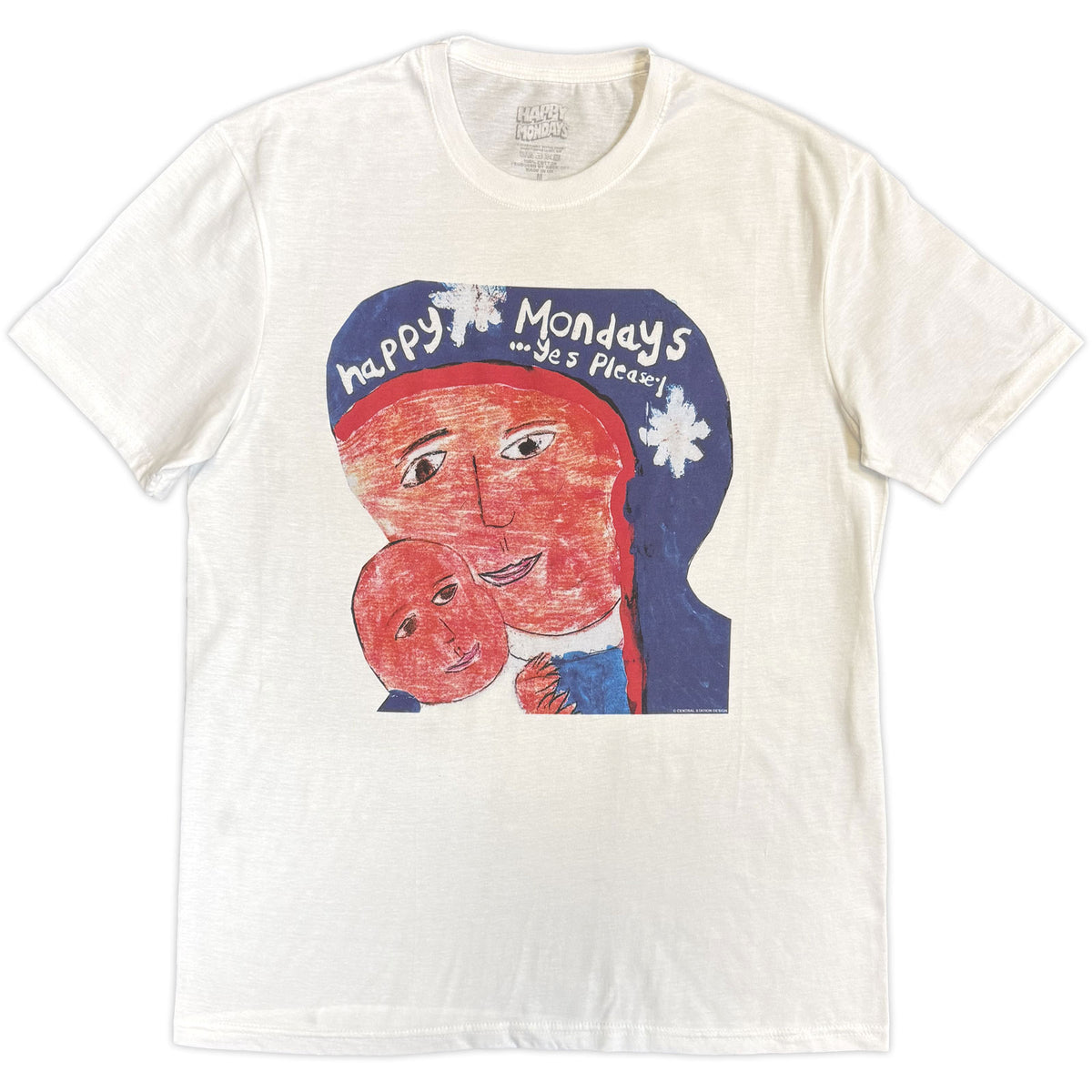 Happy Mondays Unisex T-Shirt: Yes Please (White)