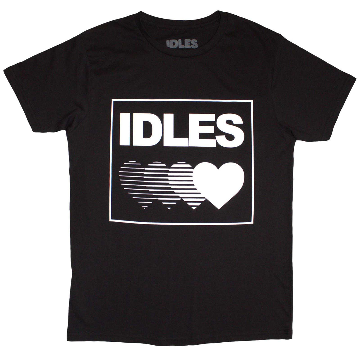 Idles Unisex T-Shirt: Gradient Heart (Black)