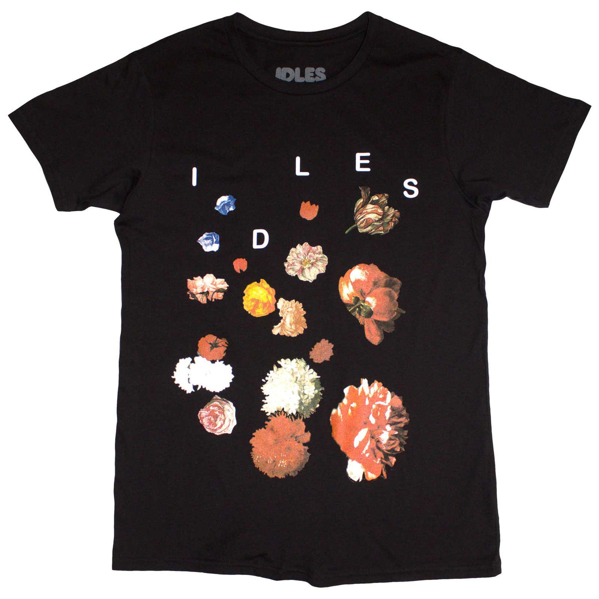 Idles Unisex T-Shirt: Flowers (Black)