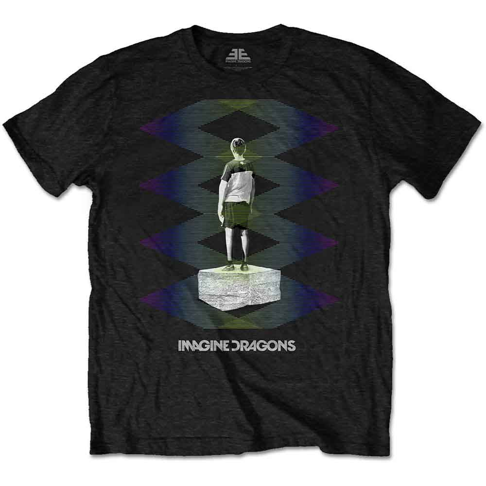 Imagine Dragons Unisex T-Shirt: Zig Zag (Black)