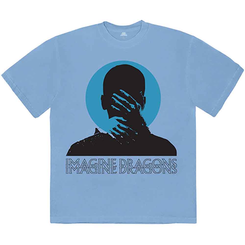 Imagine Dragons Unisex T-Shirt: Follow You (Blue) (Back Print)