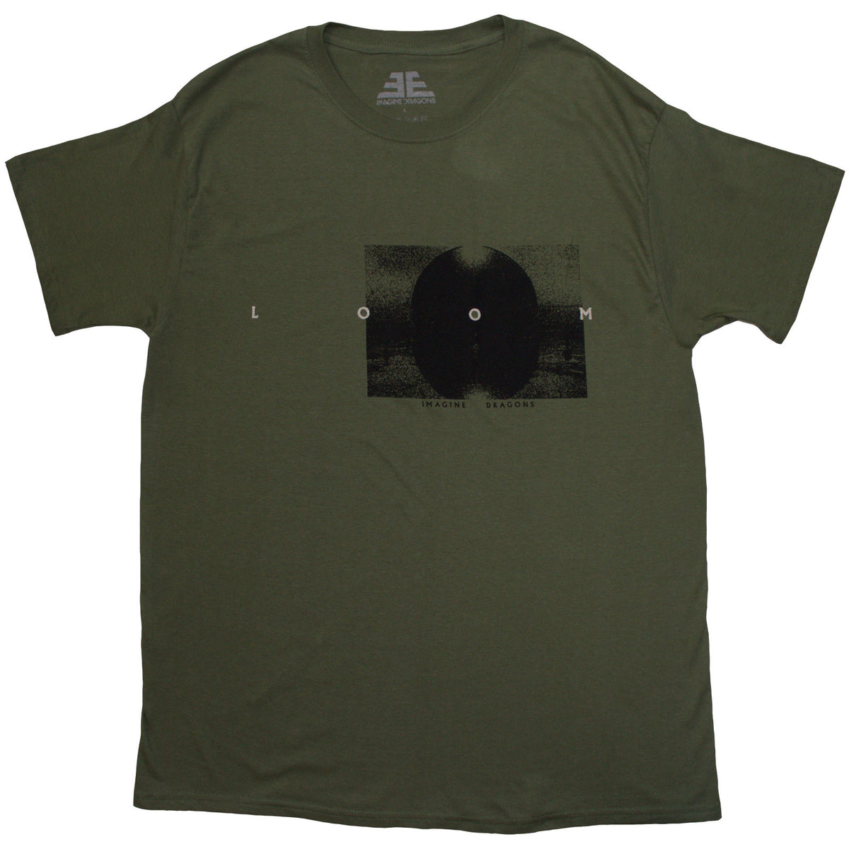 Imagine Dragons Unisex T-Shirt: Loom Dark Circle (Green)