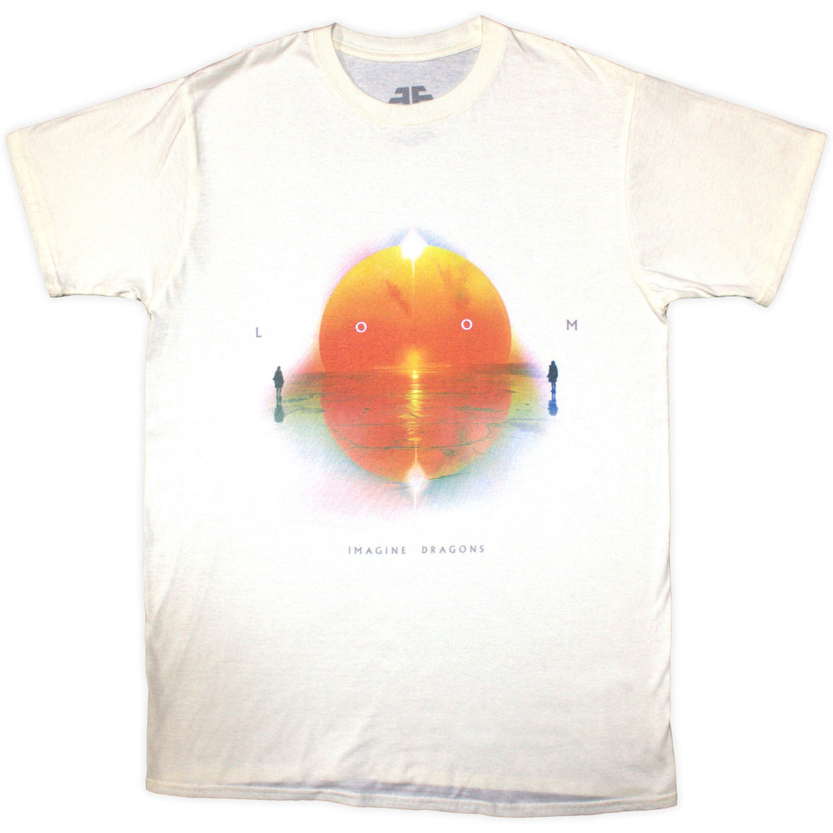Imagine Dragons Unisex T-Shirt: Loom Sunset (Natural)