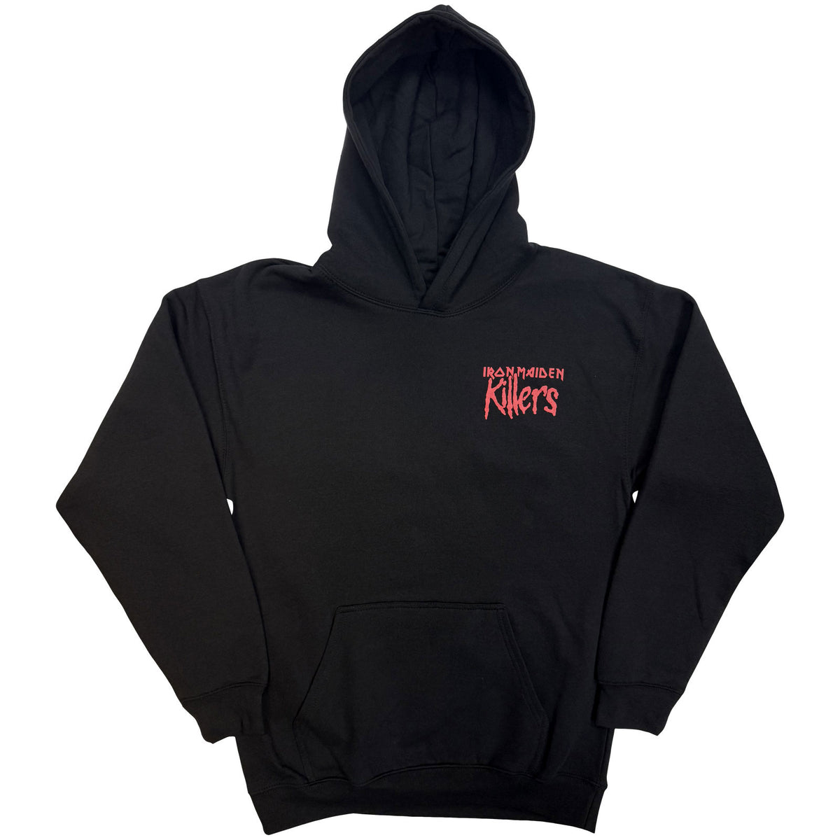 Iron Maiden Unisex Pullover Hoodie: Killers Eddie (Black) (Back Print)