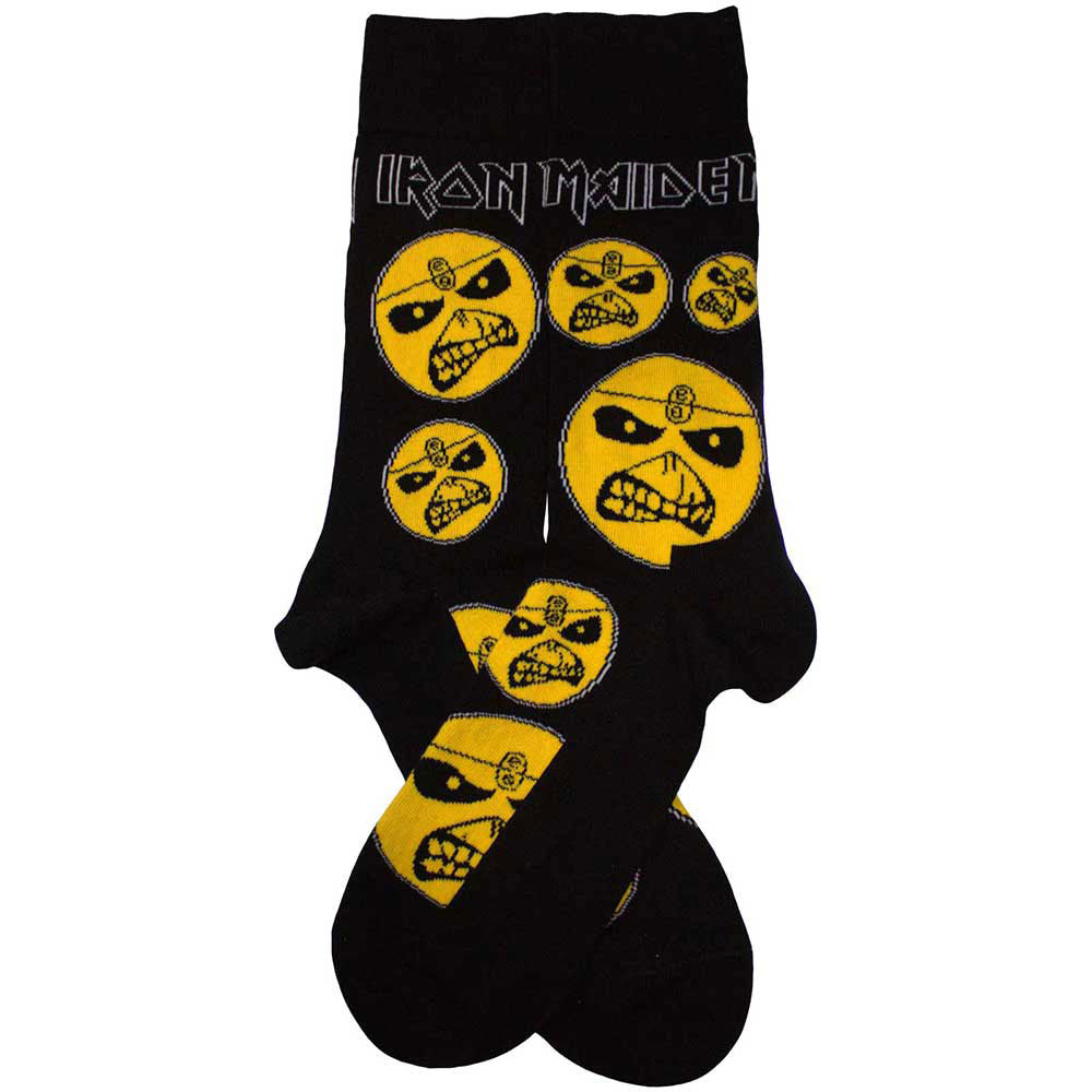 Iron Maiden Unisex Ankle Socks: Piece Of Mind (Black) (UK Size 4 - 7)