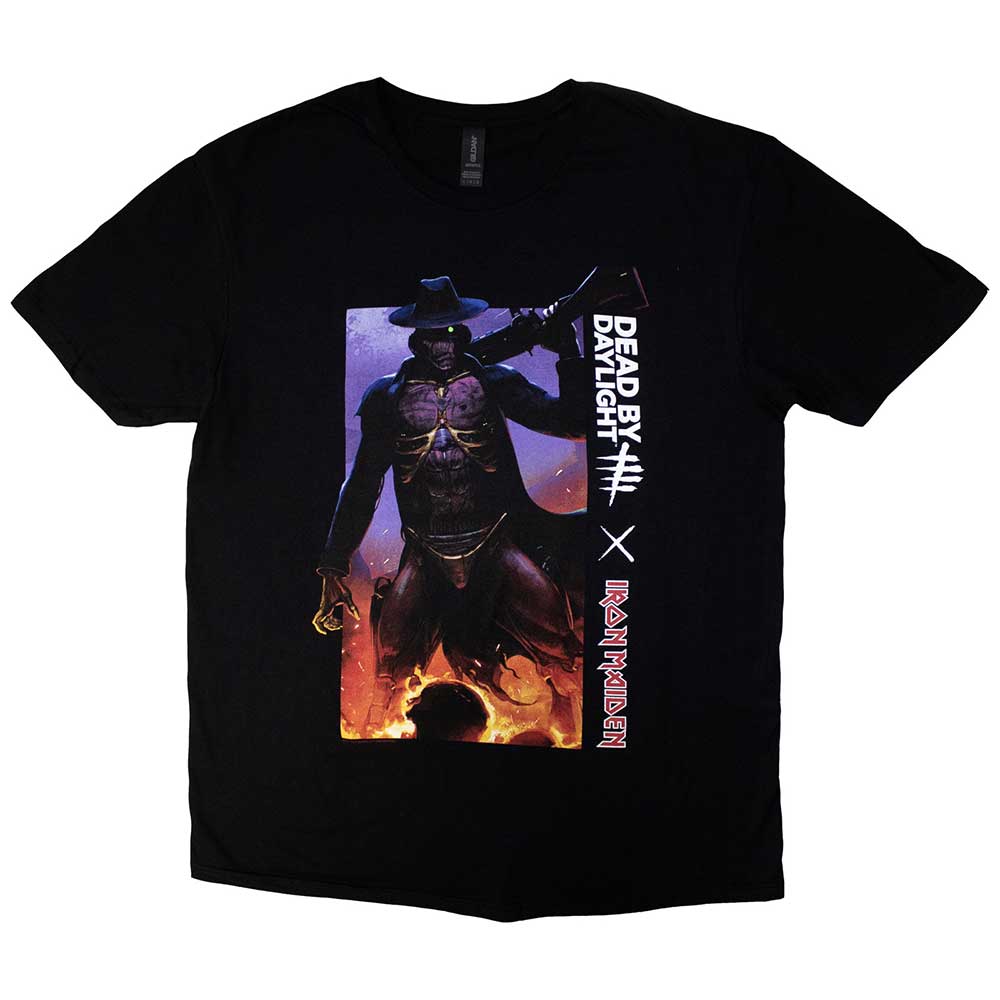 Iron Maiden Unisex T-Shirt: Dead By Daylight Gunslinger (Black)