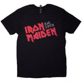 Iron Maiden Unisex T-Shirt: Est. 1975 Slanted Logo (Black)