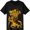 Iron Maiden Unisex T-Shirt: No Prayer Claw Jumbo Yellow (Black)