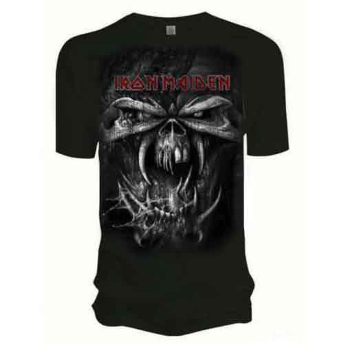 Iron Maiden Unisex T-Shirt: Final Frontier Eddie Vintage (Black)