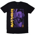 Iron Maiden Unisex T-Shirt: Est. 1975 No Prayer Grave Purple (Black)