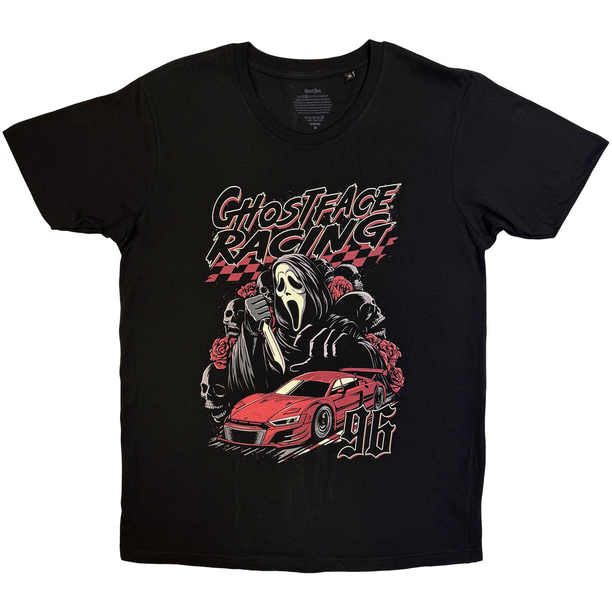 Ghostface Unisex T-Shirt: Racing 96 (Black)