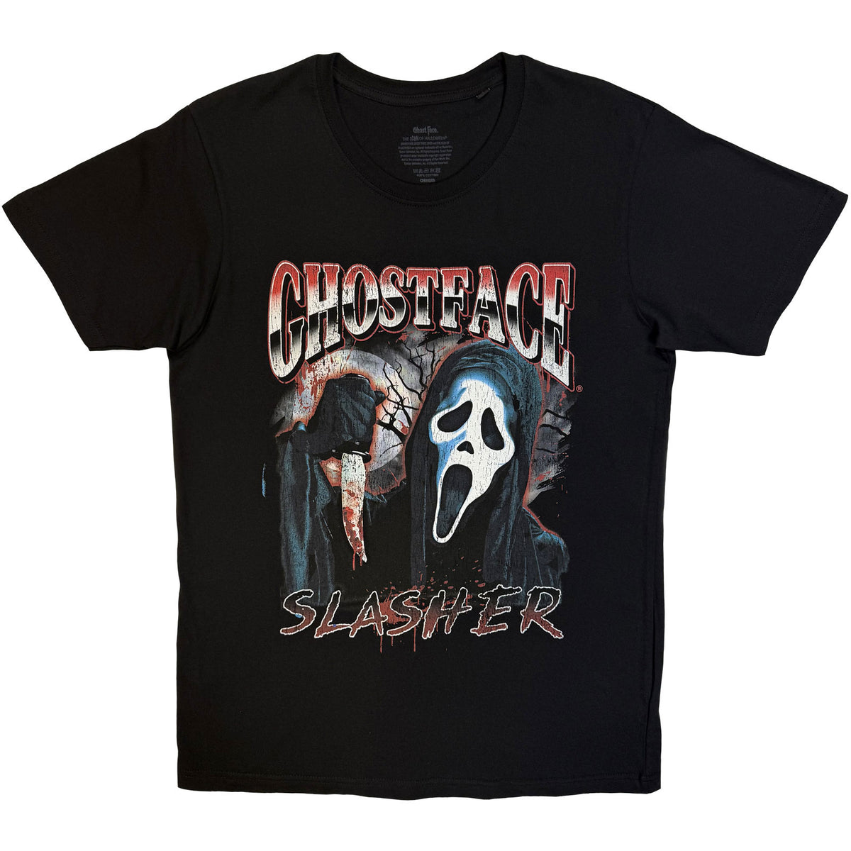 Ghostface Unisex T-Shirt: Slasher (Black)
