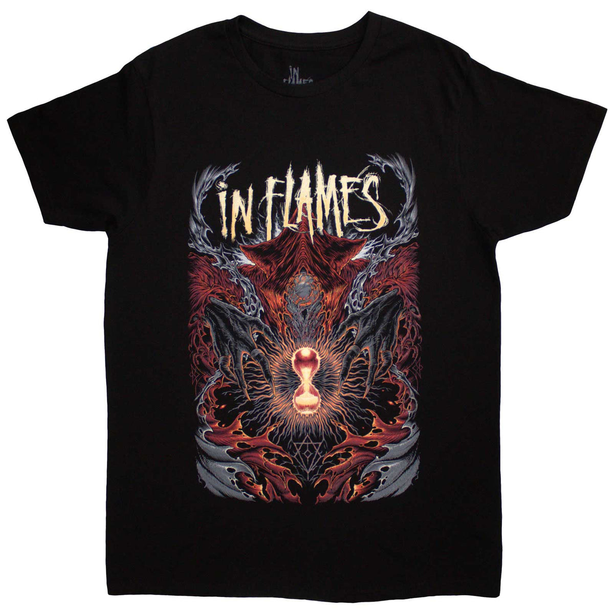 In Flames Unisex T-Shirt: Ghost In My Head (Black)