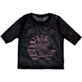 Iron Maiden: Powerslave Mummy Ladies Mesh Crop Top (Black)