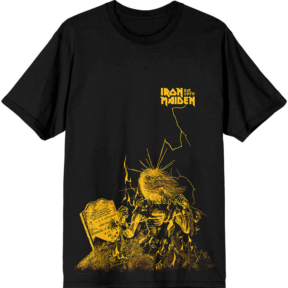 Iron Maiden: Est.1975 Life After Death Lightning Unisex T-Shirt (Black)