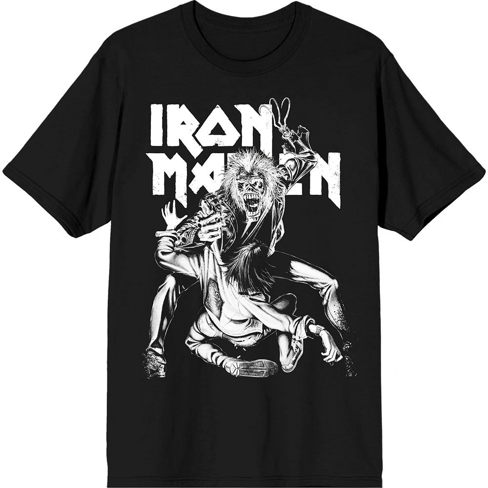 Iron Maiden: No Prayer Claw Crop Unisex T-Shirt (Black)