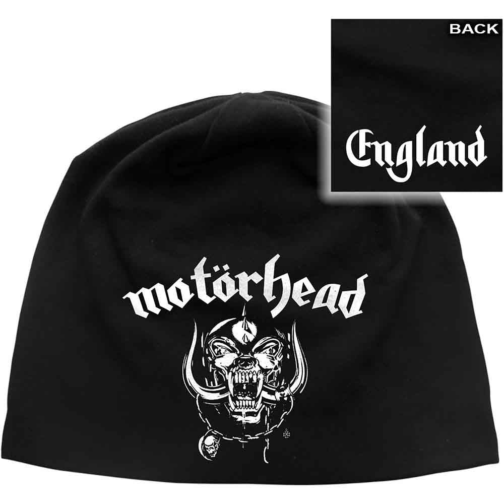 Motorhead Unisex Beanie Hat: England (Black)