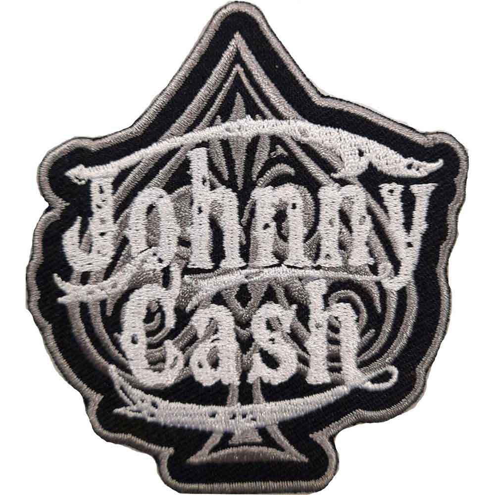 Johnny Cash Standard Patch: Spade (Black)