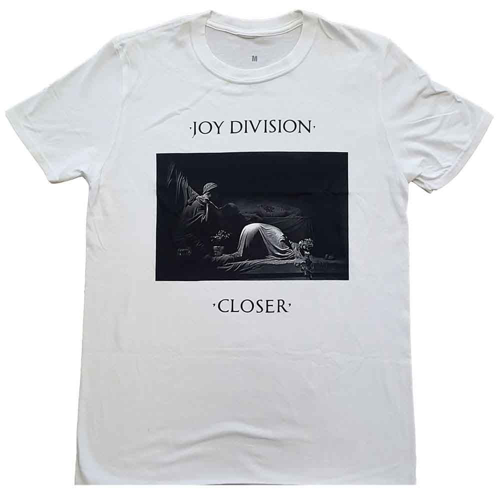 Joy Division Unisex T-Shirt: Classic Closer (White)