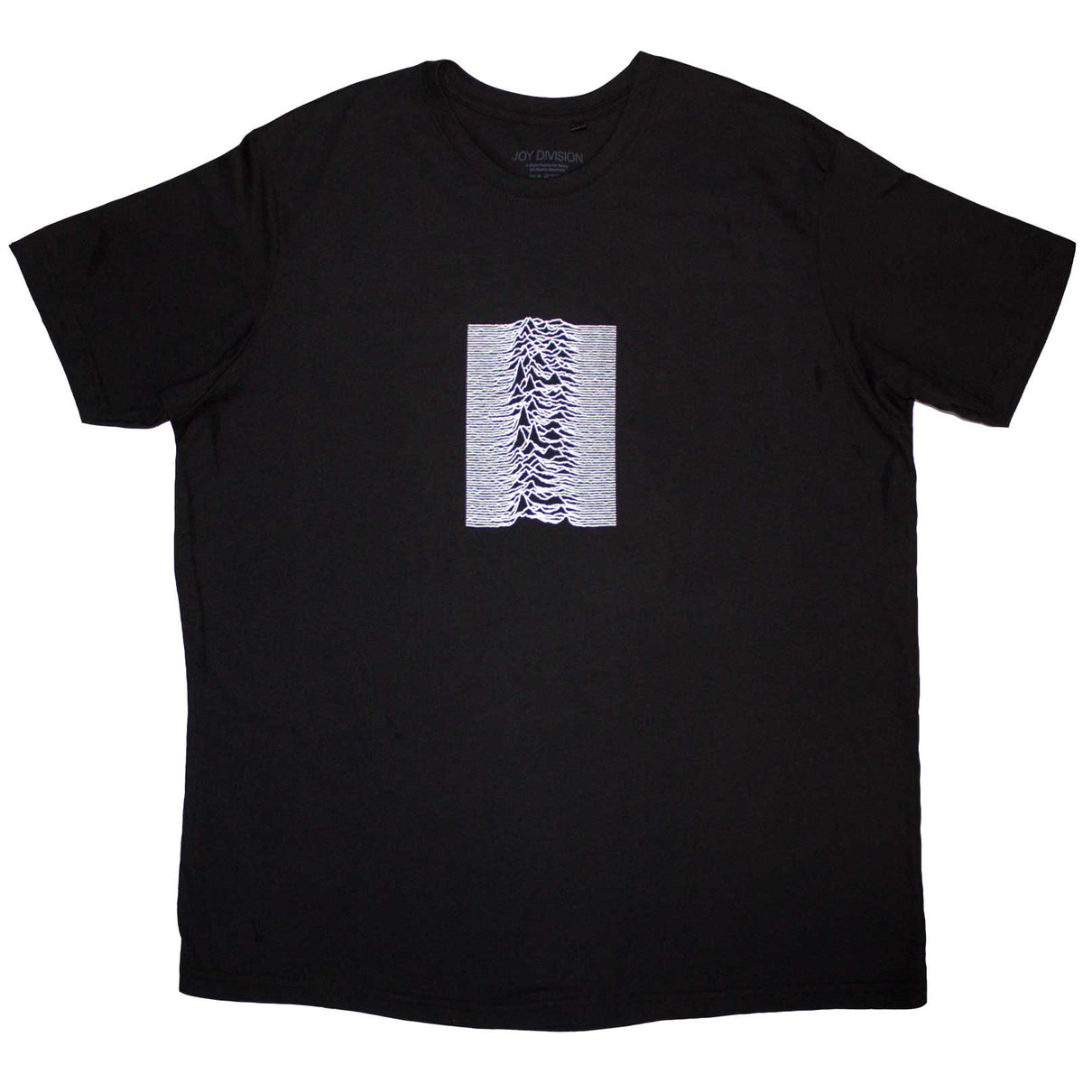 Joy Division Unisex T-Shirt: Lone Pulsar (Black) (Back Print)