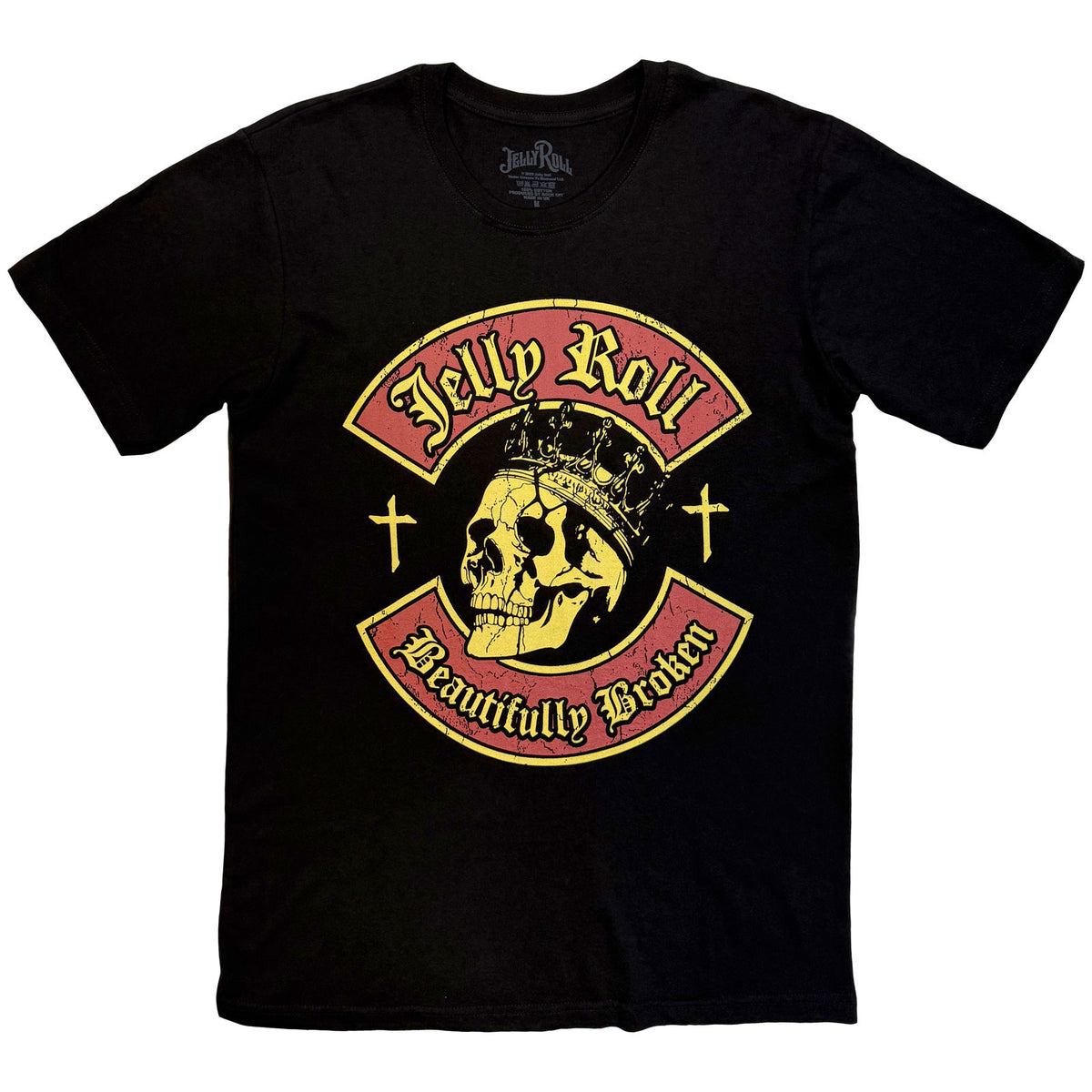 Jelly Roll Unisex T-Shirt: Beautifully Broken (Black)