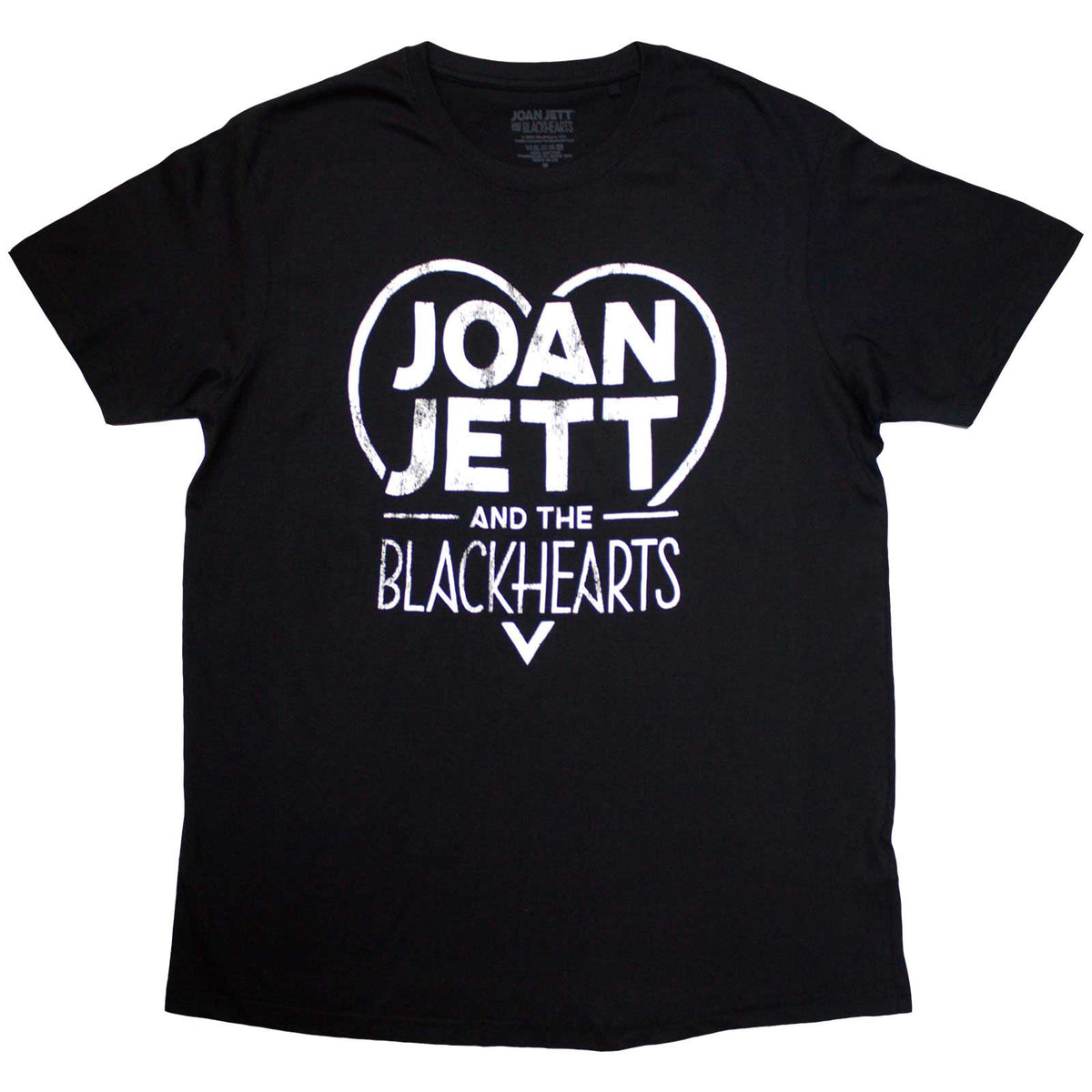 Joan Jett & The Blackhearts Unisex T-Shirt: Band Logo (Black)