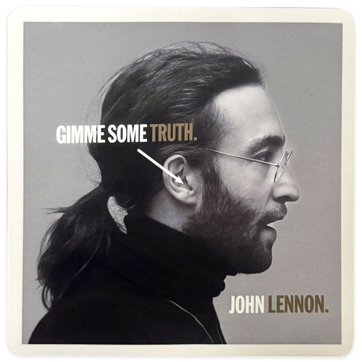 John Lennon Sticker: Truth Album