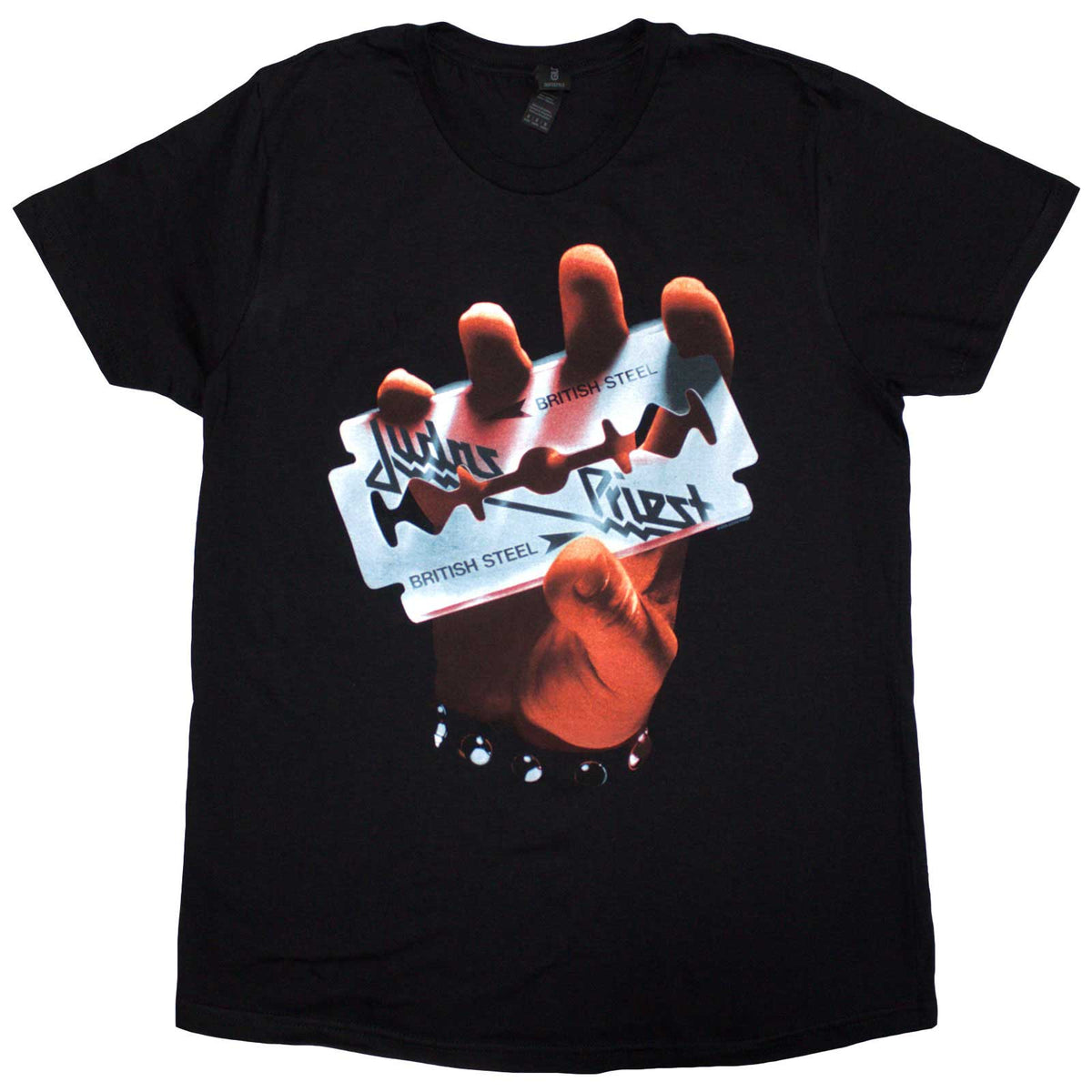 Judas Priest Ladies T-Shirt: British Steel (Black)