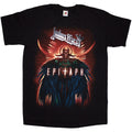 Judas Priest Unisex T-Shirt: Epitaph Jumbo (Black)