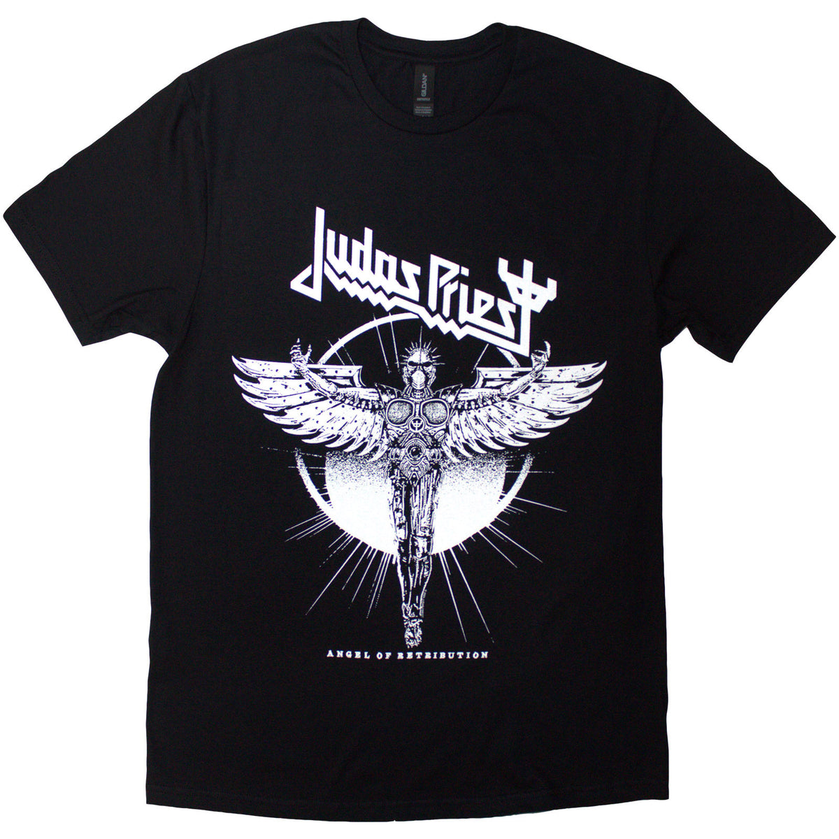 Judas Priest Unisex T-Shirt: Angel Of Retribution Angel Rising (Black)