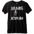 Janis Joplin Unisex T-Shirt: Shea '70 (Black)