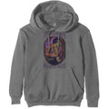 Jimi Hendrix Unisex Pullover Hoodie: Purple Haze Frame (Charcoal Grey)