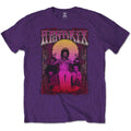 Jimi Hendrix Unisex T-Shirt: Karl Ferris Wheel (Purple)