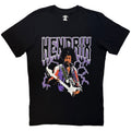 Jimi Hendrix: Lightning Unisex T-Shirt (Black)