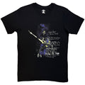 Jimi Hendrix: Purple Haze Lyrics Unisex T-Shirt (Black)