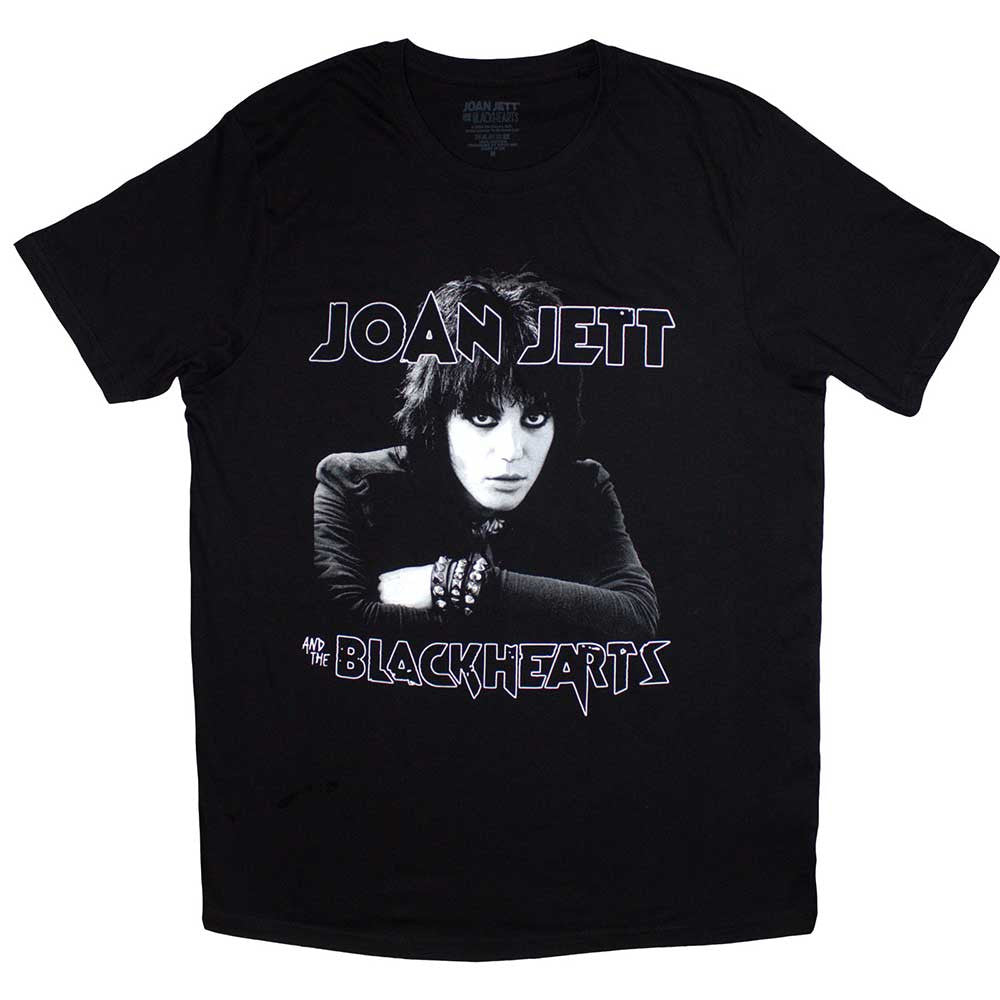Joan Jett & The Blackhearts Unisex T-Shirt: Photo (Black)