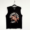 Johnny Cash: Nashville Concert Unisex Tank T-Shirt (Black)