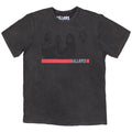 The Killers Unisex Stone Wash T-Shirt: Band Photo Mono (Charcoal Grey)