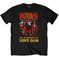 KISS Unisex T-Shirt: Love Gun Glow (Black)