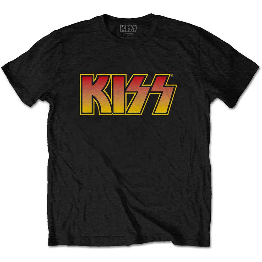 KISS Unisex T-Shirt: Classic Logo (Black)