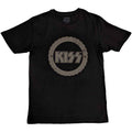 KISS Unisex T-Shirt: Buzzsaw Logo (Black) (Hi-Build)