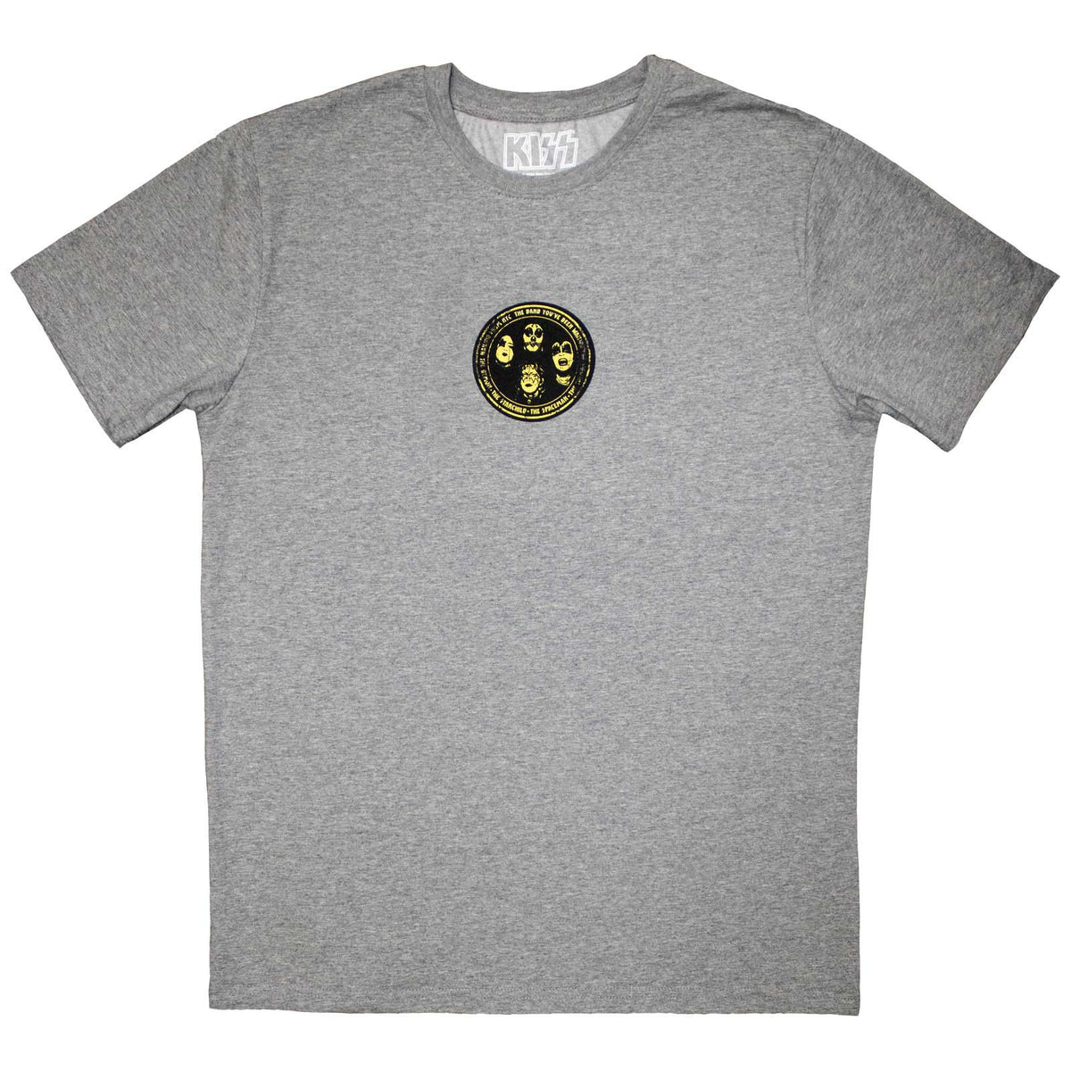 KISS Unisex T-Shirt: Mini Hailing From NYC Logo (Grey)