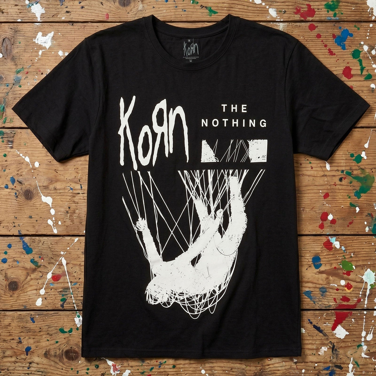 Korn: The Nothing Unisex Premium Carbon T-Shirt (Black)